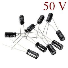 Capacitor eletrolítico 50V