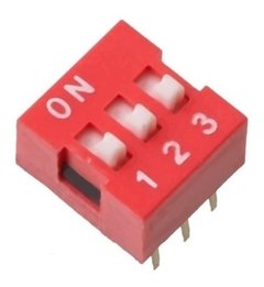 Chave DIP switch 3 vias
