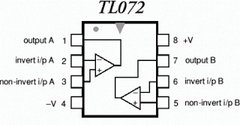 TL072 - Amplificador Operacional - comprar online