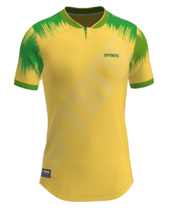 Camisa Amarela com Verde Bfnine Copa 2022