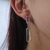 Aretes Largos Enlaces en plata. - comprar online