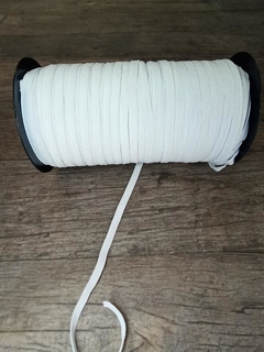 Elastico Poliester 5mm Blanco -50 mts