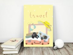 Placa decorativa MDF Travel