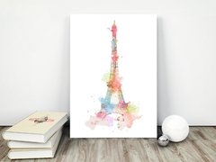 Placa decorativa MDF Desenho Torre Eiffel
