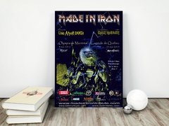 Placa decorativa MDF Iron Maiden