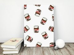Placa decorativa MDF Nutella