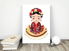 Placa decorativa Frida Kahlo