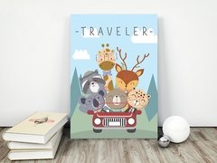Placa decorativa MDF Traveler