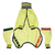 OVERALLS FOR GREYHOUNDS DOGS – ANDRÔNEDA COLLECTION – MELON COLOR – TWO PIECES IN ONE - buy online