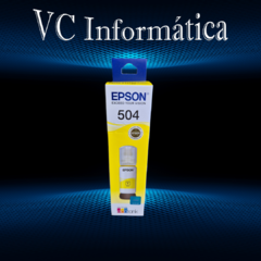 TINTA ORIGINAL EPSON T504 AMARELA 70ML