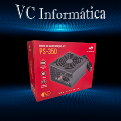 FONTE ATX 350W REAIS SATA PS-350BK S/CABO C3 TECH