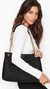 The victoria shoulder tote in signature - LINDA MARIA STORES