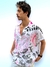 Camisa de Viscose Branca Estamponas - comprar online