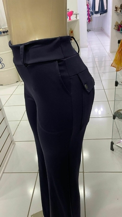 Calça Pantalona (azul marinho) - Lu Rubin na internet