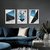 Kit de quadros Geometrico Moderno Azul Turquesa - comprar online