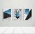 Kit de quadros Geometrico Moderno Azul Turquesa na internet