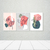 Kit de quadros Minimalist abstract Floral - loja online