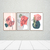 Kit de quadros Minimalist abstract Floral - comprar online