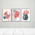 Imagem do Kit de quadros Minimalist abstract Floral