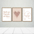 Kit de quadros Aquele que te guarda Amor na internet