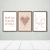 Kit de quadros Aquele que te guarda Amor - Quadros decorativos | Pirilampo Decor