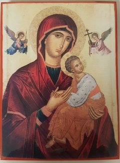 Icono bizantino "madre de dios de la pasión"