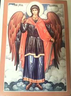Icono bizantino "ángel guardián"