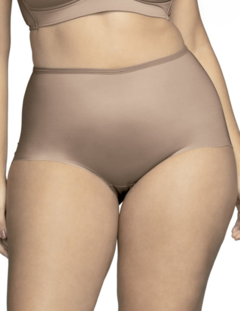 Calcinha Calça Clássica Virtuel DeMillus, costas comportadas e cintura alta.