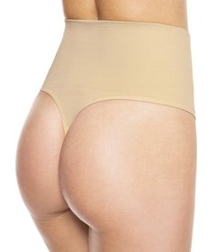 Calcinha Cinta Fio-dental Ultraleve, faixa dupla na barriga, modela silhueta.