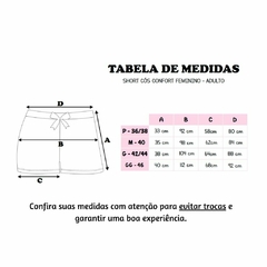 Pijama Feminino Curto Raglan Coração Manga na internet