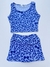 CONJUNTO POLLERA Y TOP PRINT CEREZA BLUE