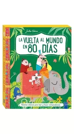 Cuentos clásicos con rompecabezas: La vuelta al mundo en 80 días