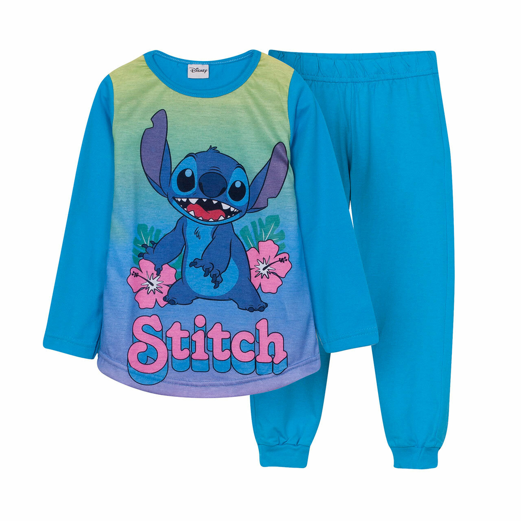 Pijama Stitch celeste