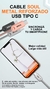 Cable USB Cargador celular Reforzado Mallado metálico Iron Flex Soul - comprar online
