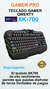 Teclado gamer Soul XK700 QWERTY inglés color negro con luz RGB - comprar online
