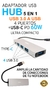 Adaptador Hub Usb Tipo C A 4 Usb 60w Multifunción - comprar online