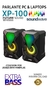 PARLANTE SOUL XP-100 PARA COMPUTADORA PC Gamer Luz Led Cable Usb Y 3.5 Pc Notebook Celular - comprar online