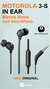 Auriculares Motorola original earbuds 3-s In Ear Manos Libres Con Micrófono en internet
