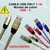 Cable Usb Carga Rapida 3.1a reforzado textil largo 1 metro carga y datos - comprar online