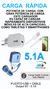 Cargador Ibek Fast charger 5.1a con cable Microusb en internet