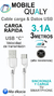 Cable ONLY usb cargador y datos largo 3 mtrs usb tipo C - comprar online