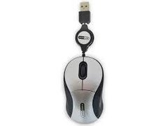 MOUSE RETRATIL PRATA HL-MRT 01S-BLISTER - HARDLINE 2040270900