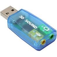 ADAPTADOR PLACA DE SOM (USB) ENTRADA P2 FONE E MICROFONE - SKNUP 181