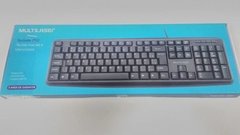 Teclado Multilaser Slim Standard Usb Preto