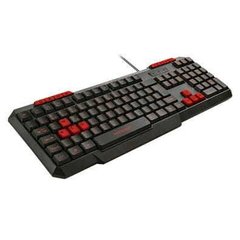 Teclado Gamer Com Hotkeys Multimidia Slim Preto/Vermelho Multilaser