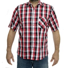 Camisa Masculina Manga Curta Xadrez Red Western - V.P. COUNTRY VILLE