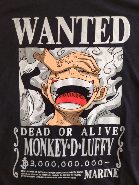 Camiseta ONE PIECE - Luffy Wanted - comprar online