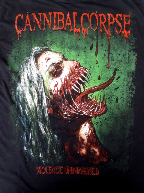 Camiseta Cannibal Corpse - Violence Unimagined na internet