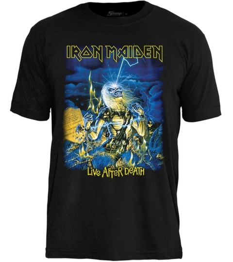 Camiseta Iron Maiden Live After Death - loja online