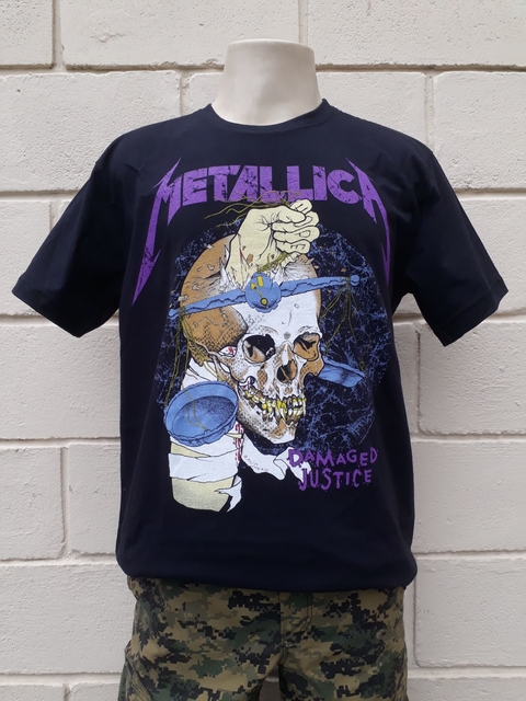 Camiseta METALLICA - Dameged Justice